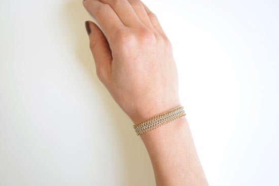 eN Silver & Gold-Filled Maya Ingress Bracelet