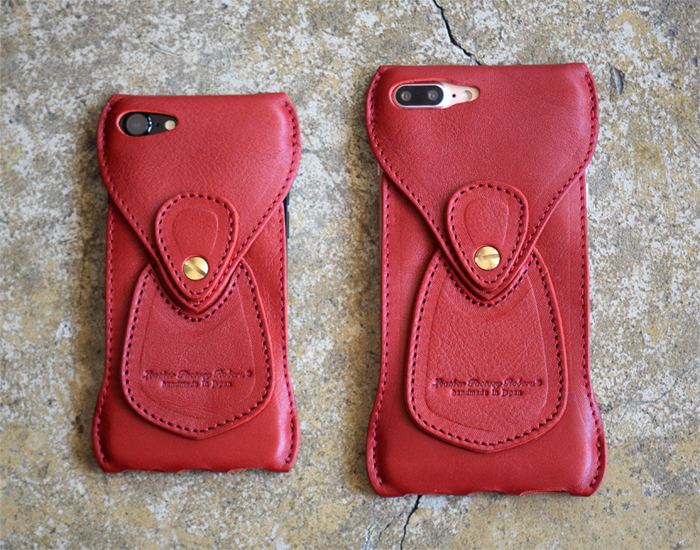 Roberu iPhone 8 / 8 Plus Vachetta Red Leather Case