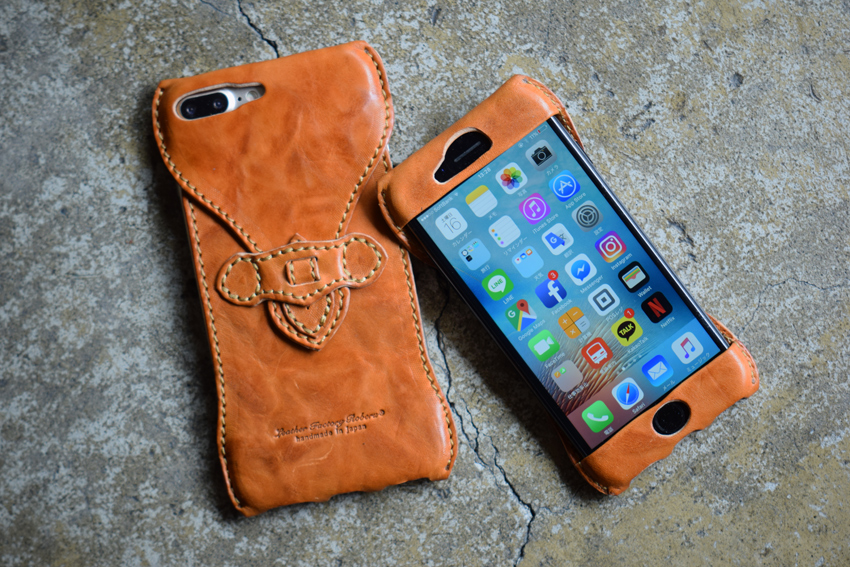 Roberu iPhone 8 / 8 Plus Washed Italian Leather Case